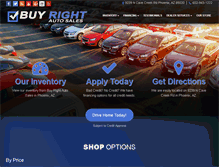 Tablet Screenshot of buy-rightautosales.com